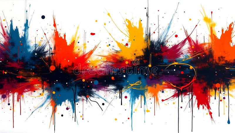 Movimiento caleidoscópico vivo en abstracción digital futurista ilustración del vector