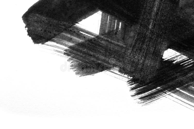 Movimientos abstractos del cepillo de la acuarela de la pintura en backgr del Libro Blanco stock de ilustración Movimientos abstractos del cepillo de la acuarela de la pintura en backgr del Libro Blanco stock de ilustración