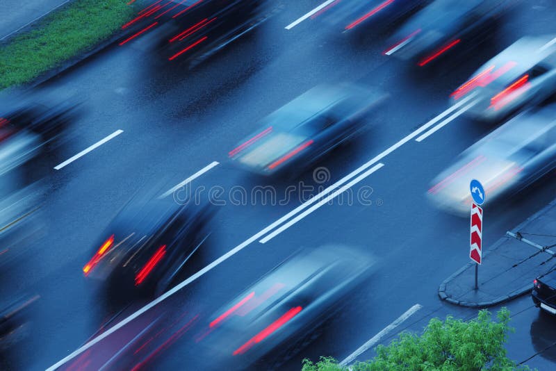 Moving cars, blurred motion stock photo Moving cars, blurred motion stock photo