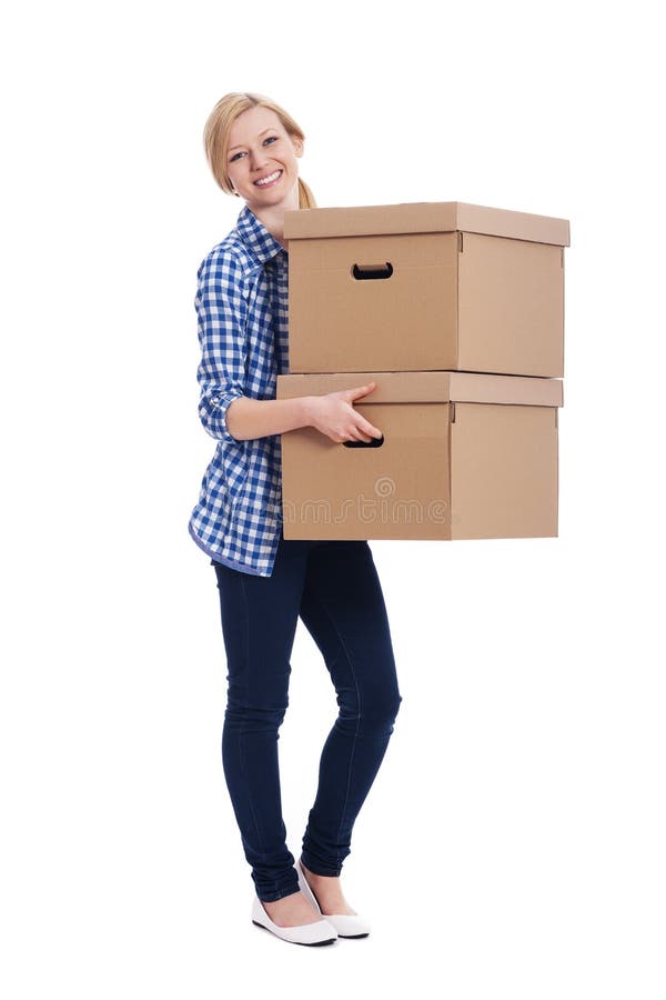 Moving day royalty free stock photography