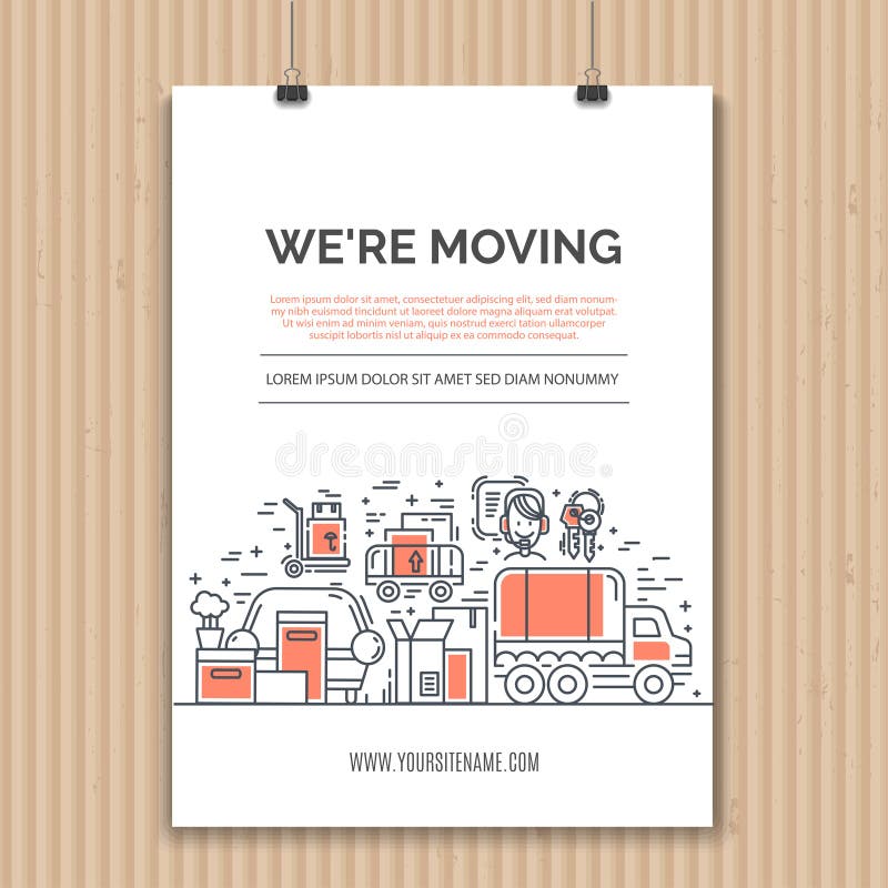 Business Moving Announcement Template from thumbs.dreamstime.com
