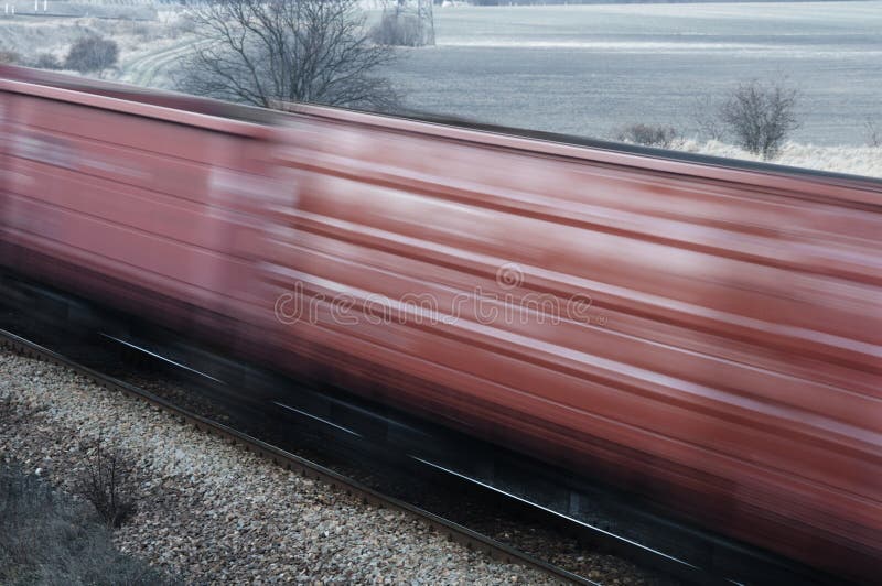 Moving Freight Train at Railroad Crossing Stock Photo Image of sign