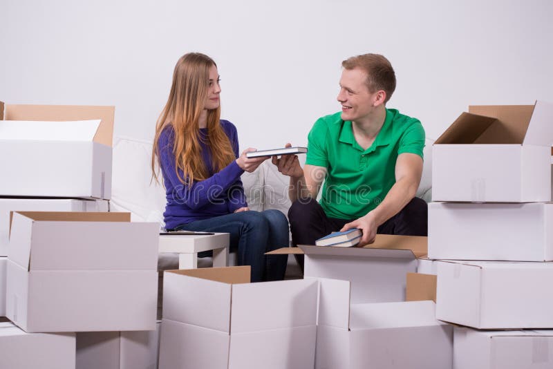 Moving out from parents stock photo. Image of neatly 59572864
