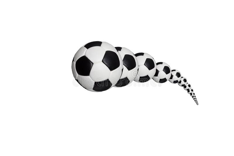 Moving soccer ball stock photo. Image of design, game 41240524
