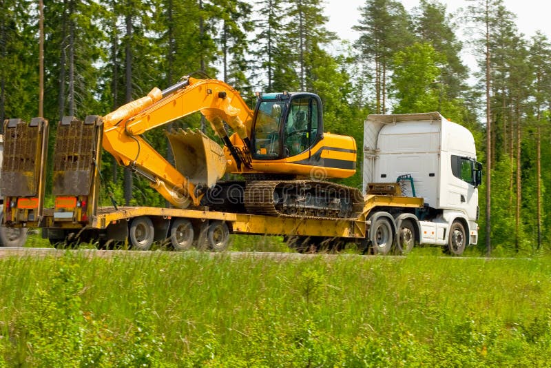 Moving in some machinery royalty free stock photos Moving in some machinery royalty free stock photos