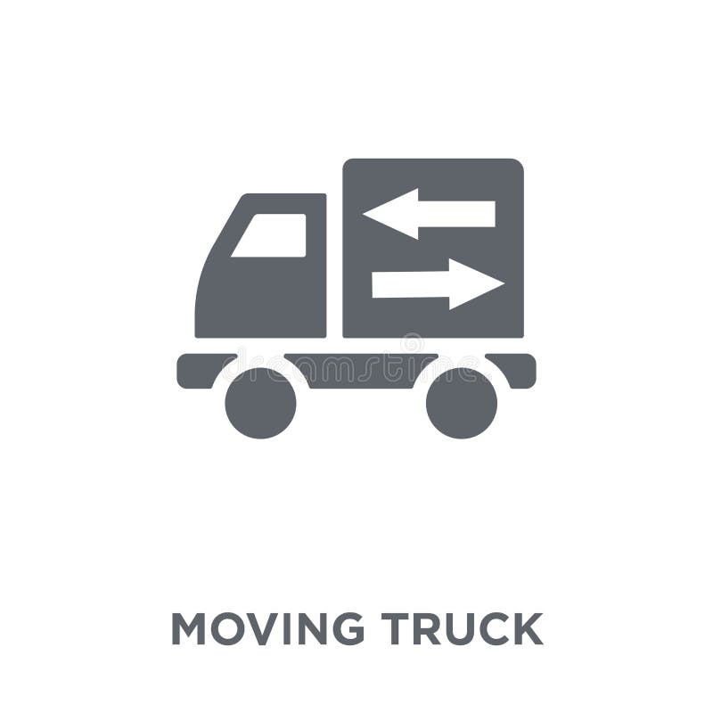 Moving truck icon. Moving truck design concept from collection. Simple element vector illustration on white background. Moving truck icon. Moving truck design concept from collection. Simple element vector illustration on white background.