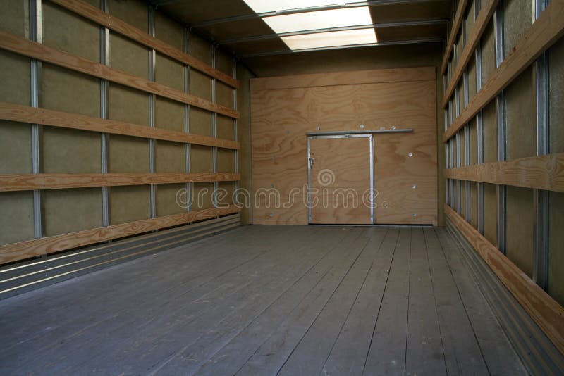 Moving Truck Interior stock photography