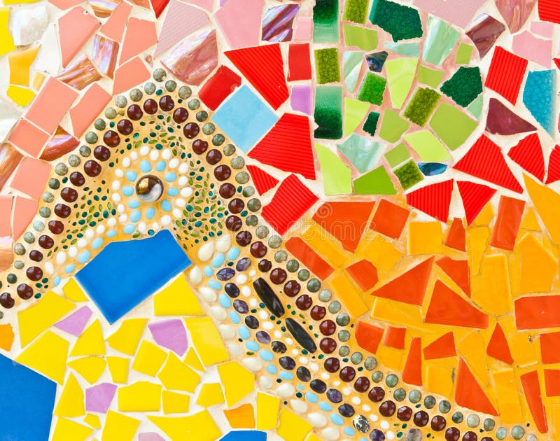 Mozaic colorat stock image