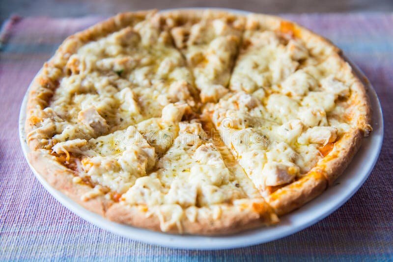 Mozzarella Cheese Pizza Hot from Oven Stock Photo Image of sauce