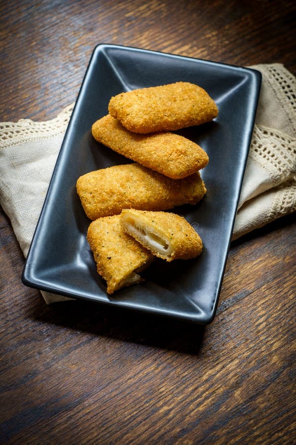 Mozzarella Cheese Sticks stock image. Image of fastfood 145586019