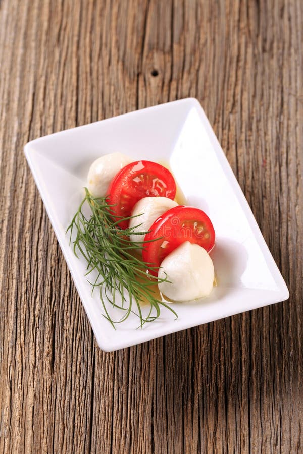 Mozzarella Cheese and Tomato Stock Image Image of cold, savory 48436835