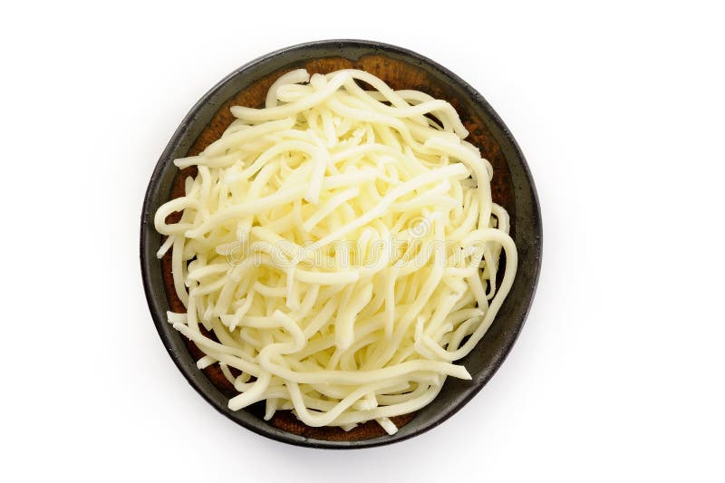 Mozzarella na bacia imagens de stock Mozzarella na bacia imagens de stock