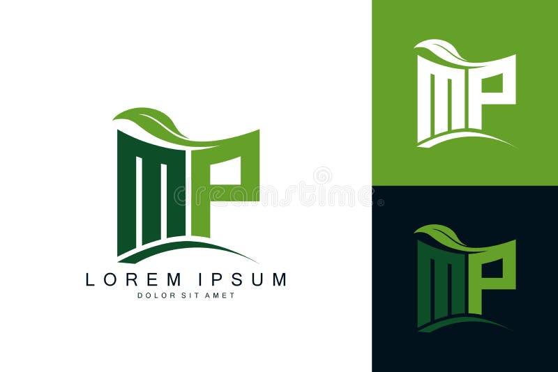 Premium Vector  Abstract monogram mp or pm logo concept