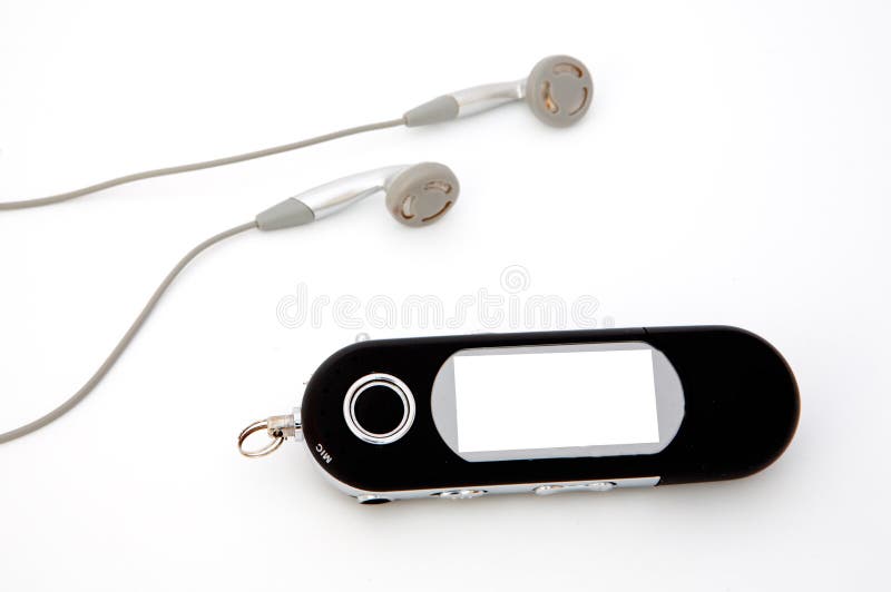 Reproducer of mp3 with headphones