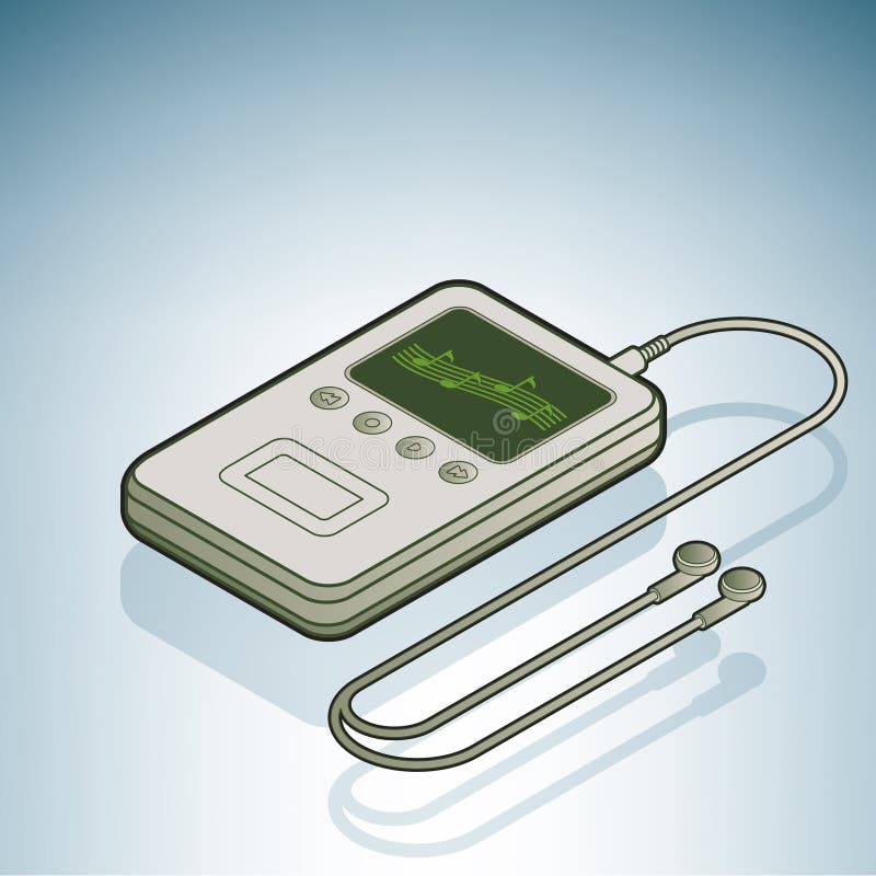 MP3 Music Player vector illustration