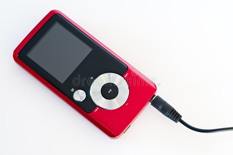 Detail of a mp3 player