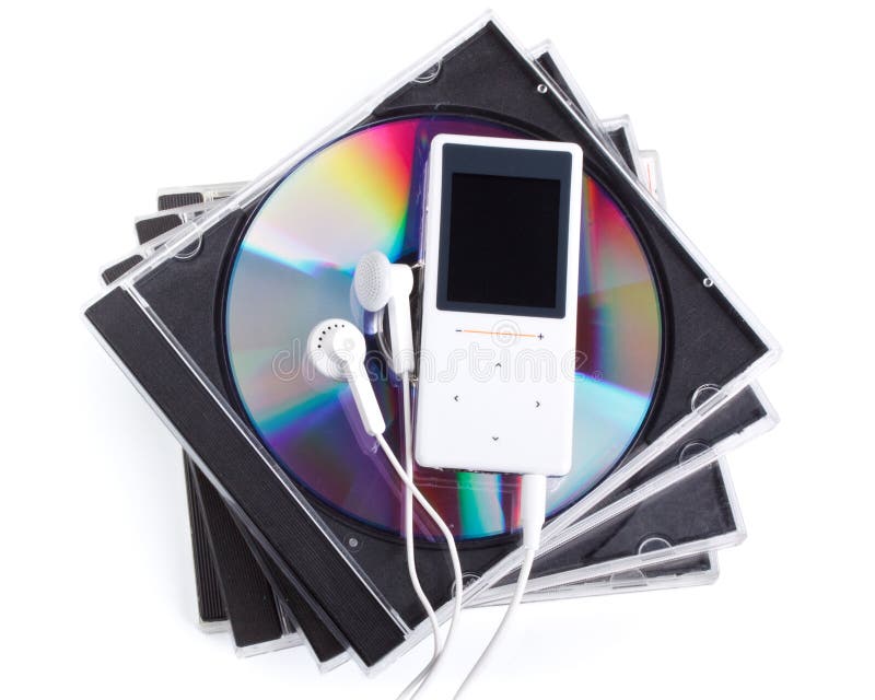 MP3 player and CD disk