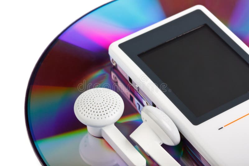 MP3 player and CD disk