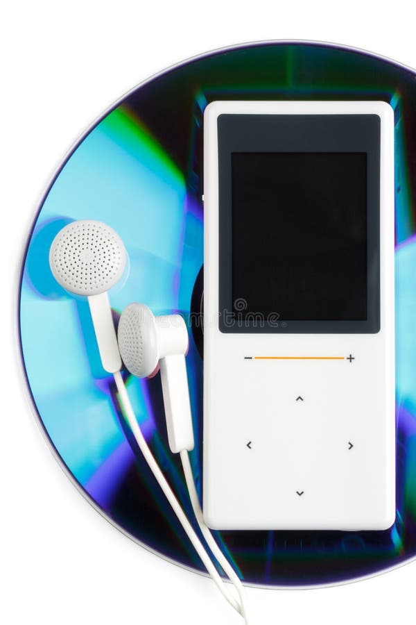 MP3 player and CD disk