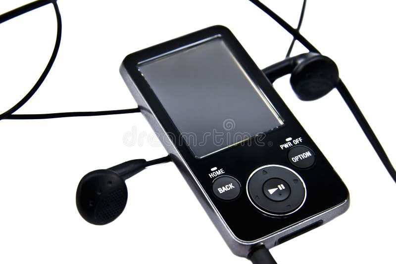Mp3 player and headphones