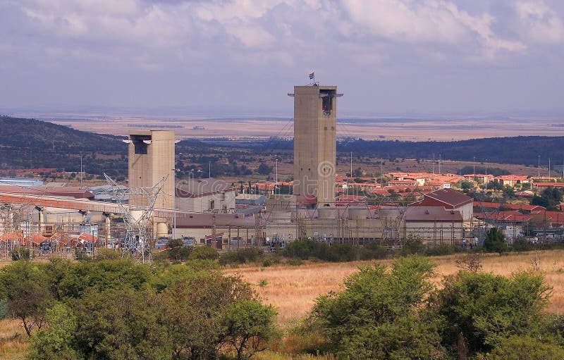Mponeng Goldmine lizenzfreies stockfoto Mponeng Goldmine lizenzfreies stockfoto