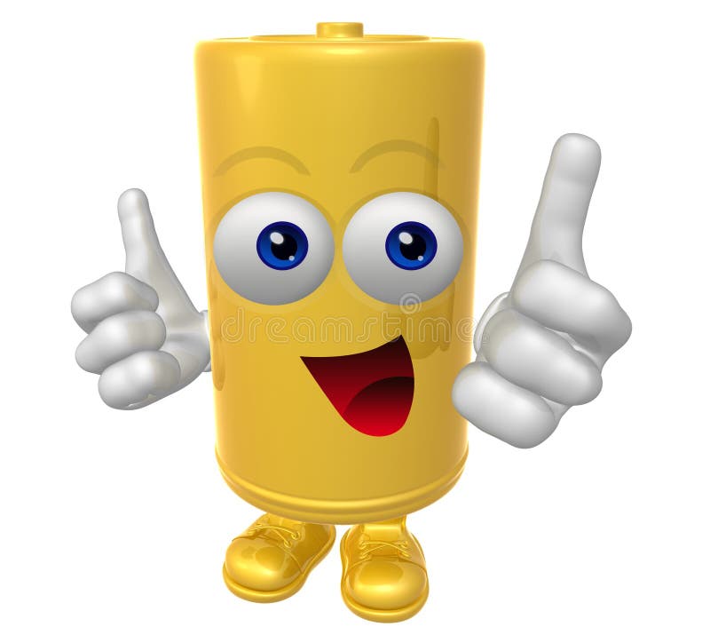 Mr Battery mascot