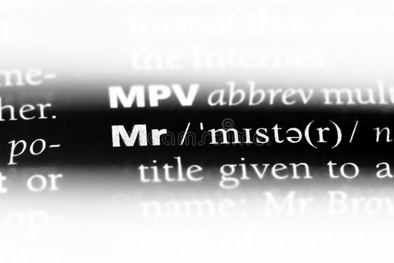 Mr stock image. Image of idea, text, english, isolated 126543407