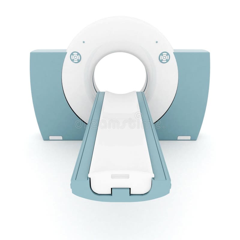 MRI-scan van het apparaat vector illustratie