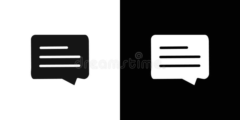 Msg free icon Flat line illustration royalty free illustration