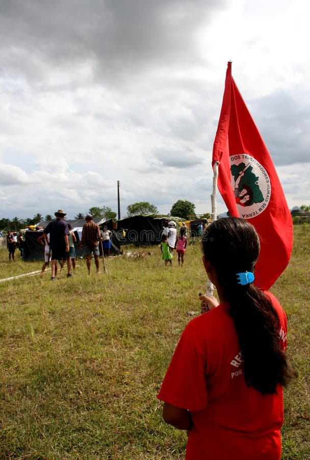 MST-medlemmar i Camp i Bahia