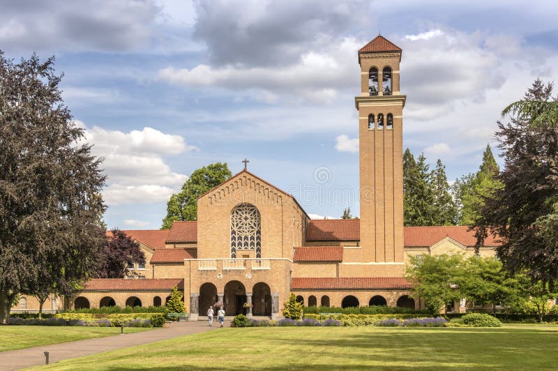 Mt. Angel Abbey and Grounds Oregon. Editorial Image Image of faithful, religion 120072700