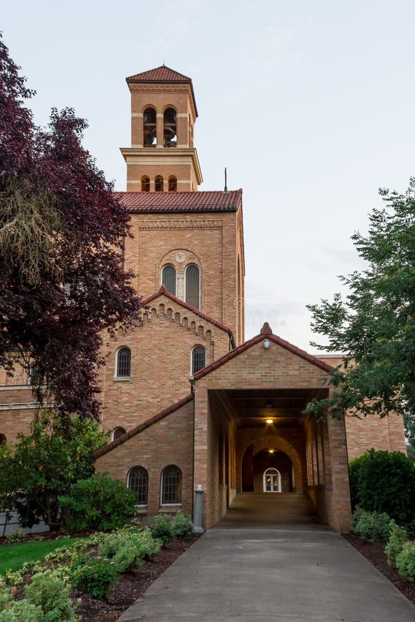 Mt Angel Abbey stock image. Image of entryway, mount 76385677