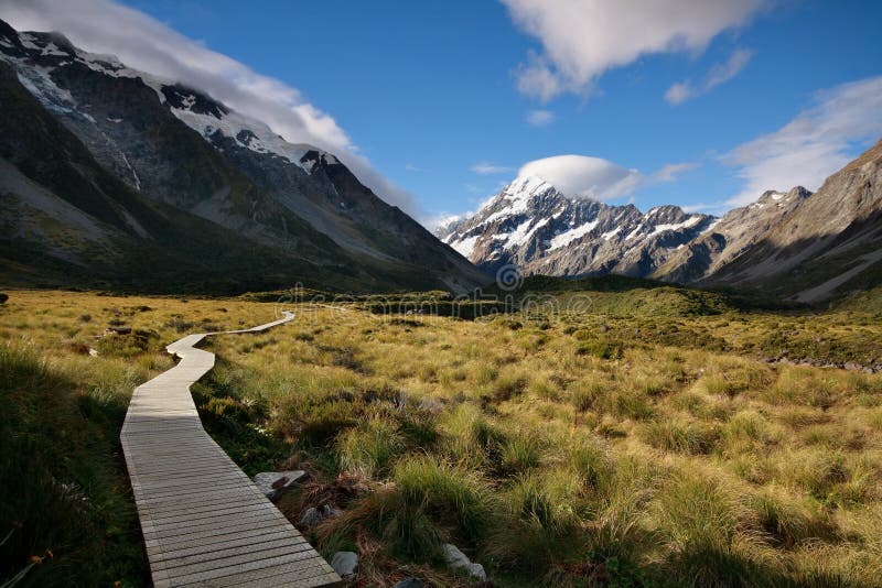 Mt. Aoraki (Mt. Cook), New Zealand