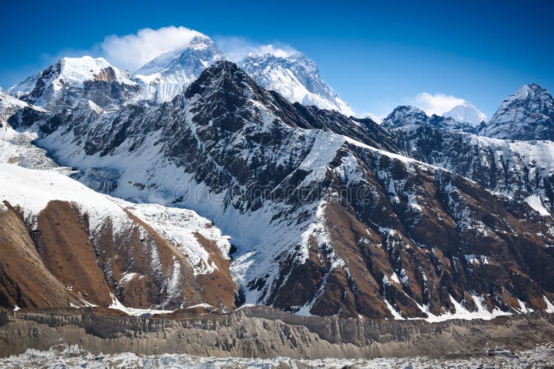 MT everest royalty-vrije stock afbeelding MT everest royalty-vrije stock afbeelding
