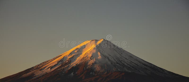 Mt.Fuji Morning Sunrise Sky Background Stock Photo - Image of ...
