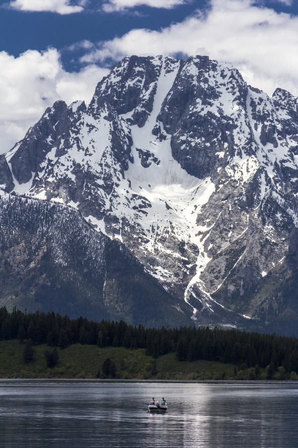 Mt Moran на грандиозном национальном парке Teton, Вайоминг стоковые изображения Mt Moran на грандиозном национальном парке Teton, Вайоминг стоковые изображения