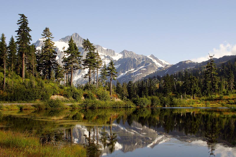 Mt Shuksan and Picture Lake