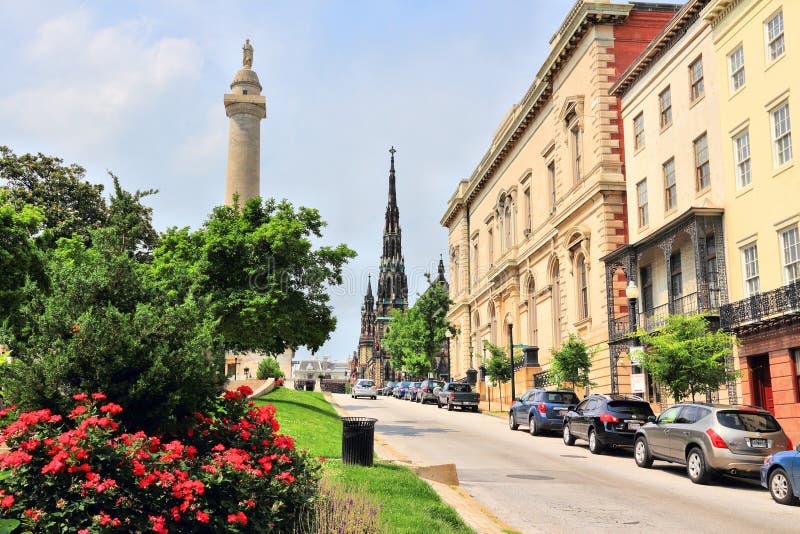 Mt Vernon, Baltimore photo éditorial. Image du tourisme 137314456