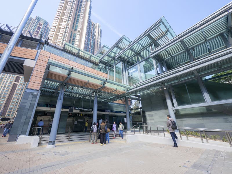 Mtr Hku Station Exit C1 The Extension Of Island Line To Western