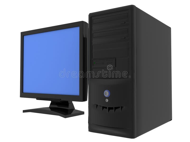 Mu computer vector illustration