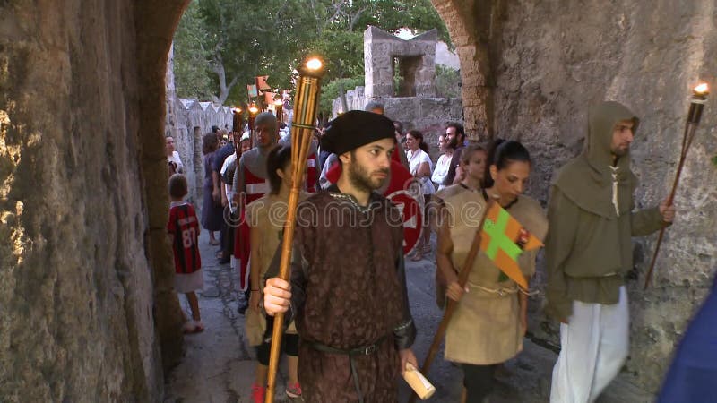 Mu festival médiéval de rhodes parade