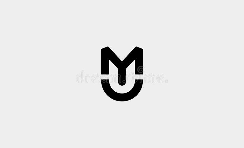Letter M MM Monogram Logo Design Minimal Icon With (742748)