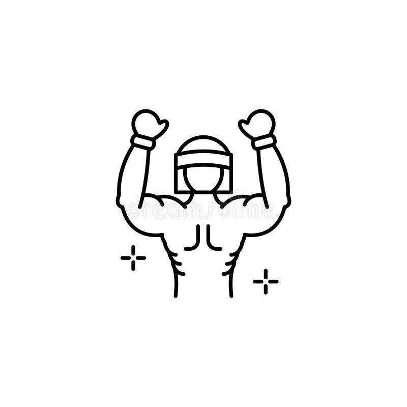 Muay Thai Boxsport Icon Einfache Linie, Umrissvektor Kultur Thailand Icons für ui und ux, Website oder mobile Anwendung lizenzfreie abbildung Muay Thai Boxsport Icon Einfache Linie, Umrissvektor Kultur Thailand Icons für ui und ux, Website oder mobile Anwendung lizenzfreie abbildung