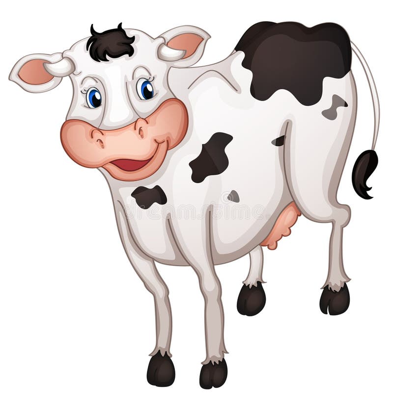 Mucca illustrazione vettoriale Mucca illustrazione vettoriale