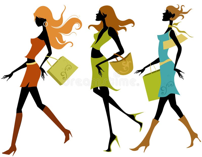 Muchacha de la manera stock de ilustración Muchacha de la manera stock de ilustración
