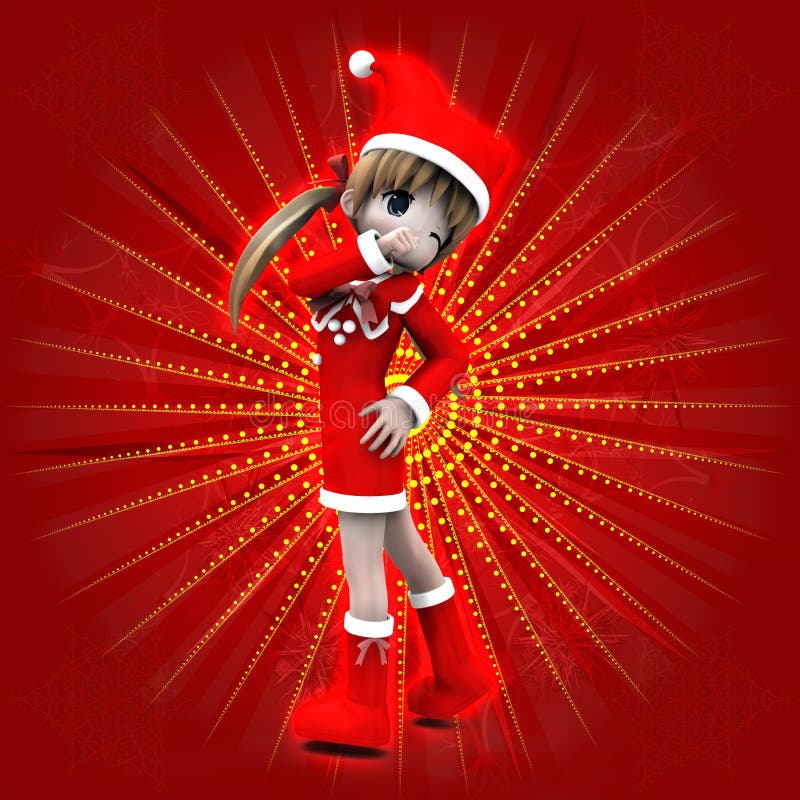 Muchacha Del Anime En Alineada De La Navidad Stock de ilustración - Ilustración de noel, alineada: 27720449 Muchacha Del Anime En Alineada De La Navidad Stock de ilustración - Ilustración de noel, alineada: 27720449