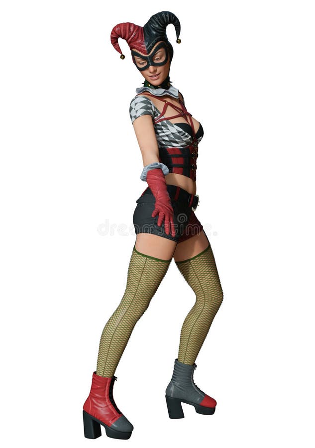 Muchacha del bufón libre illustration Muchacha del bufón libre illustration