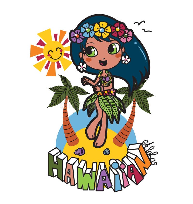 Muchacha del Hawaiian Aloha