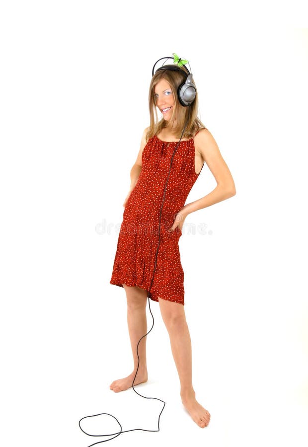 Download Muchacha Que Escucha La Música Foto de archivo - Imagen de persona, full: 184714