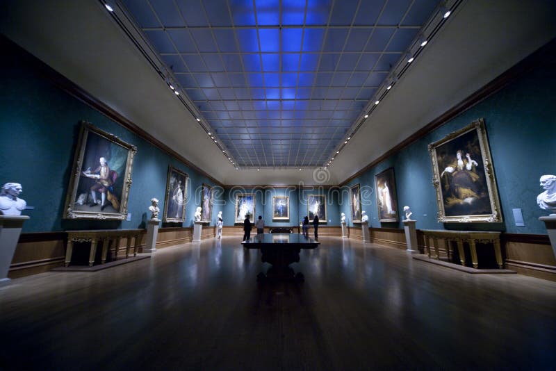 PASADENA, CA - JANUARY 18: Visitors admire 'The Blue Boy' by Thomas Gainsborough on January 18th, 2009 at the Huntington Library sculpture garden in Pasadena, CA. PASADENA, CA - JANUARY 18: Visitors admire 'The Blue Boy' by Thomas Gainsborough on January 18th, 2009 at the Huntington Library sculpture garden in Pasadena, CA.